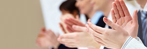 Client testimonials for employee engagement surveys by Peter Barron Stark Companies Hands clapping
